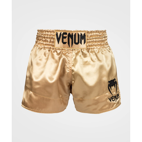 VE-03813-449-L-Venum Classic Muay Thai Shorts - Gold/Black