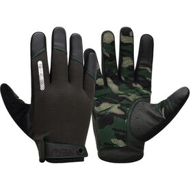 RDXWGA-T2FA-XL-Gym Training Gloves T2 Full Army Green-XL