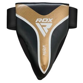 RDXGDR-T17BGL-L+-RDX Groin Guard Aura Plus T-17 Black/Golden-L+