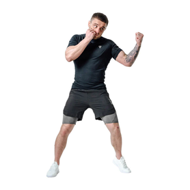 RDXMSC-T16BG-S-MMA Shorts T16 Black/Grey-S