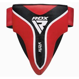 RDXGDR-T17RB-L+-RDX Groin Guard Aura Plus T-17 Red/Black-L+