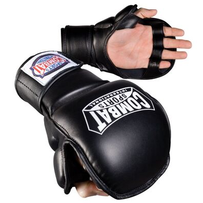 CSITG4S BLACK.REG-Combat Sports MMA Sparring Gloves