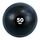 Slam Ball" rubber weighted fitness ball | 50 KG, Colour: Schwarz, Additional Weight: 50 kg