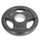 Scheibe mit Gummigriffen "Bumper Plate" Ø 51mm GladiatorFit | 2.5 KG, Farbe: Schwarz, Zusatzgewicht: 2.5 kg