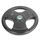 Bumper Plate" rubber grip disc Ø 51mm GladiatorFit | 25 KG, Colour: Schwarz, Additional Weight: 25 kg