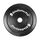 Disque olympique noir caoutchouc "Bumper Plate" Ø 51mm GladiatorFit | 10 KG, Couleur: Noir, Poids kg: 10