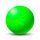 Ebonite massage ball Ø 6cm "Foam Ball | Grün