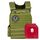 Veste gilet lesté tactique "Weighted Vest" | Vert militaire 6.5 KG