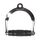 Curved steel and rubber pulley pull handle