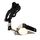 Stainless steel referee whistle with lanyard