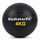 Ballastball Medizinball aus strapazierfähigem Gummi "Medicine Ball" | 4 KG, Farbe: Gelb, Zusatzgewicht: 4 kg