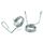 Stop disques en acier "Spring Collar" pour barres musculation Ø 50mm GladiatorFit (lot de 2)