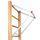 Barre de traction 65cm en acier pour espalier en bois