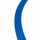 GL-7640344752246-Flat plastic Hula-Hoop in PVC Ø 40cm |&nbsp; Blue