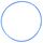 Cerceau rond de gymnastique Ø 80cm | Bleu
