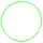 Cerceau rond de gymnastique Ø 80cm | Vert
