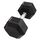 Haltère hexagonal "Hex Dumbbell" en caoutchouc GladiatorFit | 15 KG, Couleur: Noir, Poids kg: 15 