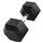 Haltère hexagonal "Hex Dumbbell" en caoutchouc GladiatorFit | 20 KG, Couleur: Noir, Poids kg: 20 