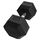 Haltère hexagonal "Hex Dumbbell" en caoutchouc GladiatorFit | 35 KG, Couleur: Noir, Poids kg: 35 