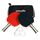 Set of 2 ping pong rackets + carrying bag