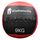 Ultra-resistant wall ball in synthetic leather | 9 KG, Colour: Schwarz, Additional Weight: 9 kg