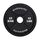 Schwarze olympische Scheibe aus Gusseisen Ø 51mm GladiatorFit | 25 KG