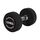 Round rubber dumbbell | 10 KG