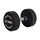 Rundhantel aus Gummi | 17.5 KG
