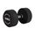 Round rubber dumbbell | 30 KG
