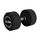 Round rubber dumbbell | 32.5 KG