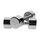 Round chrome dumbbells (set of 2) | 2 x 6 KG
