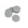 Disques de marquage Powershot (lot de 24) | Blanc