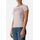 Front Logo Round Neck T-Shirt, Size: L, Colour: Rosa