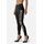 Folded High-Waisted Leggings, Taille: XL, Couleur: Noir