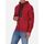 Full Zip Hoodie With Velvet, Bekleidungsgrösse: M, Farbe: Bordeau