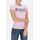 Basic T-Shirt With Front Logo, Bekleidungsgrösse: XL, Farbe: Rosa