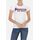 T-shirt avec logo sur le devant, Taille: M, Couleur: Blanc