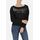 Brushed Sweatshirt Boat Neck, Size: L, Colour: Schwarz