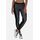 Mid-Rise  Color-Block Leggings, Size: XL, Colour: Anthracite