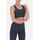 Brassière de sport, Taille: L, Couleur: Gris anthracite