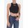 Cut Out Tank Top, Size: L, Colour: Schwarz