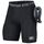 Groin Guard  Shorts Vector mit Cup, Taglia: XL, Colore: Nero