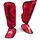 Shinguards Muay Thai, Size: S/M, Colour: Rot