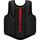 Chest Guard F6 Matte Red-S/M, Colour: Schwarz, Size: S-M