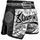 8 Weapons Muay Thai Shorts Carbon - Sak Yant Tigers, Size: XL, Colour: Weiss