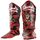 8 WEAPONS Kids Shin Guards - Joe black-red L/XL, Colour: Rot, Size: L-XL