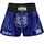 Short de Muay Thai Sak Yant, Taille: XL, Couleur: Bleu