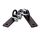 Floor-Ceiling Bracket, Colour: Schwarz