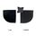Corner edge for rubber flooring 100x100x2cm GladiatorFit