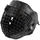 Full-Face Helmet with Removable Metal Grid, Size: XL, Colour: Schwarz, Size: XL